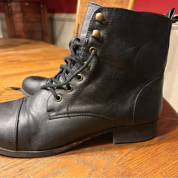 Source Unknown | Shoes | Black Laceup Boots | Poshmark display picture 3